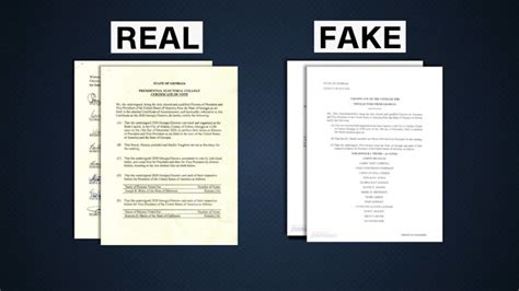 what are fake elector ballots